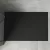   HD Marco+ Black 100x80/120x90 SMC kompozit slim szögletes kőhatású zuhanytálca, fekete ráccsal, 2,6 cm magas, szifon nélkül