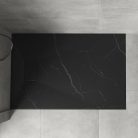HD Marco Black Marble 90x120 SMC kompozit slim szögletes kőhatású zuhanytálca, 2,6 cm magas, szifon nélkül