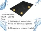 HD Marco Black Marble 90x120 SMC kompozit slim szögletes kőhatású zuhanytálca, 2,6 cm magas, szifon nélkül
