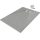 HD Marco+ Gray 100x80 SMC kompozit slim szögletes kőhatású zuhanytálca, krómozott ráccsal, 2,6 cm magas, szifonnal