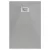   HD Marco+ Gray 100x80/120x90 SMC kompozit slim szögletes kőhatású zuhanytálca, krómozott ráccsal, 2,6 cm magas, szifon nélkül