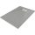 HD Marco+ Gray 100x80/120x90 SMC kompozit slim szögletes kőhatású zuhanytálca, fehér ráccsal, 2,6 cm magas, szifon nélkül