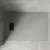   HD Marco+ Gray 100x80/120x90 SMC kompozit slim szögletes kőhatású zuhanytálca, fekete ráccsal, 2,6 cm magas, szifon nélkül