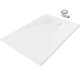 HD Marco White 110x90 SMC kompozit slim szögletes kőhatású zuhanytálca, 2,6 cm magas, szifonnal