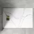   HD Marco+ White Marble 100x80/120x90 SMC kompozit slim szögletes kőhatású zuhanytálca, arany színű ráccsal, 2,6 cm magas, szifon nélkül