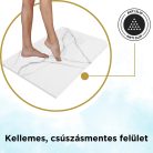 HD Marco White Marble 90x120 SMC kompozit slim szögletes kőhatású zuhanytálca, 2,6 cm magas, szifon nélkül