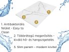 HD Marco White Marble 90x120 SMC kompozit slim szögletes kőhatású zuhanytálca, 2,6 cm magas, szifon nélkül