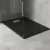   HD Marco+ Black Marble 100x80/120x90 SMC kompozit magasított szögletes kőhatású zuhanytálca, arany színű ráccsal, 15 cm magas, szifon nélkül