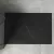   HD Marco+ Black Marble 100x80/120x90 SMC kompozit magasított szögletes kőhatású zuhanytálca, fekete ráccsal, 15 cm magas, szifon nélkül