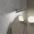   HD Lucy Chrome 60x60 cm széles fürdőszobai kerek fali tükör, krómozott alumínium kerettel és LED lámpával