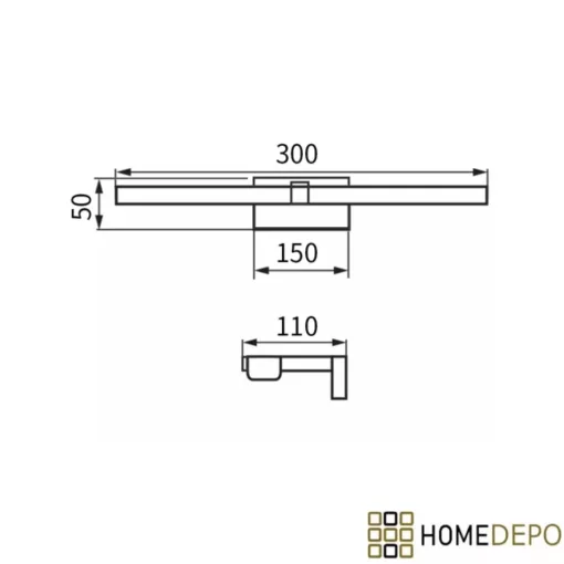 HD Lucy Chrome 60/80 cm széles fürdőszobai kerek fali tükör, krómozott alumínium kerettel és LED lámpával