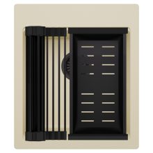 HD Infinity Beige 43 egymedencés gránit mosogatótálca szett, matt fekete csepegtetőráccsal és kosárral, soft bézs színben, matt fekete leeresztő szifonnal