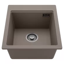 HD Infinity Tortora 43 egymedencés gránit mosogatótálca, tortora színben