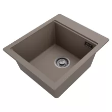 HD Infinity Tortora 43 egymedencés gránit mosogatótálca, tortora színben