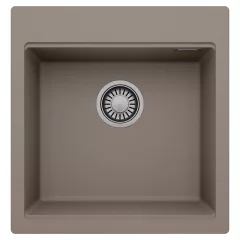   HD Infinity Tortora 48 egymedencés gránit mosogatótálca, tortora színben