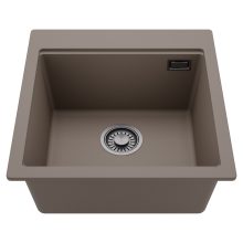 HD Infinity Tortora 48 egymedencés gránit mosogatótálca, tortora színben