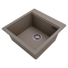 HD Infinity Tortora 48 egymedencés gránit mosogatótálca, tortora színben