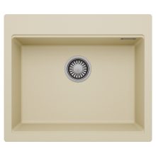 HD Infinity Beige 58 egymedencés gránit mosogatótálca, soft bézs színben