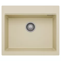   HD Infinity Beige 58 egymedencés gránit mosogatótálca, soft bézs színben