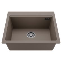 HD Infinity Tortora 58 egymedencés gránit mosogatótálca, tortora színben