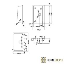 HD Infinity Antracit 78 egymedencés gránit mosogatótálca szett, vágódeszkával, acél csepegtetőkosárral, matt antracit színben, matt fekete leeresztő szifonnal