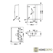 HD Infinity Tortora 78 egymedencés gránit mosogatótálca szett, vágódeszkával, acél csepegtetőkosárral, tortora színben