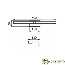 HD Kylie Chrome 90 cm széles fürdőszobai ovális fali tükör, krómozott alumínium kerettel és LED lámpával