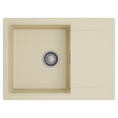   HD Onyx Beige 68-XL egymedencés mosogatótálca, csepegtetőtálcával, soft bézs színben