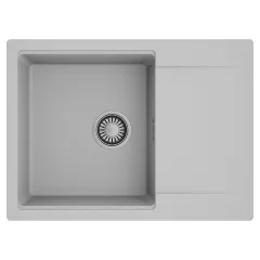   HD Onyx Grey 68-XL egymedencés mosogatótálca, csepegtetőtálcával, alpesi szürke színben