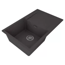 HD Onyx Antracit 78 egymedencés mosogatótálca, csepegtetőtálcával, matt antracit színben