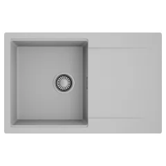   HD Onyx Grey 78 egymedencés mosogatótálca, csepegtetőtálcával, alpesi szürke színben