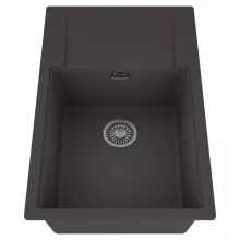 HD Onyx Antracit 78-XL egymedencés mosogatótálca, csepegtetőtálcával, matt antracit színben