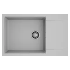   HD Onyx Grey 78-XL egymedencés mosogatótálca, csepegtetőtálcával, alpesi szürke színben
