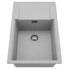 HD Onyx Grey 78-XL egymedencés mosogatótálca, csepegtetőtálcával, alpesi szürke színben