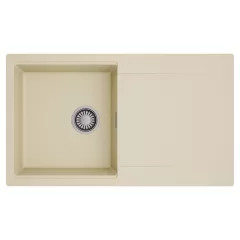   HD Onyx Beige 86 egymedencés mosogatótálca, csepegtetőtálcával, soft bézs színben