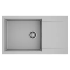   HD Onyx Grey 86-XL egymedencés mosogatótálca, csepegtetőtálcával, alpesi szürke színben