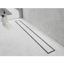 HD Mars 01 Chrome csempézhető rozsdamentes acél komplett zuhanyfolyóka