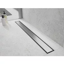 HD Mars 01 Chrome 100 cm hosszú rozsdamentes acél komplett zuhanyfolyóka