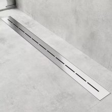 HD Mars+ 03 Chrome 80 cm hosszú rozsdamentes acél komplett zuhanyfolyóka, kettős bűzzárral