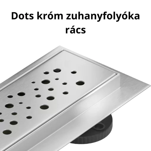 HD Mars 04 Chrome rozsdamentes acél komplett zuhanyfolyóka