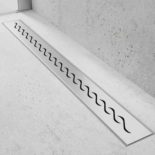 HD Mars+ 05 Chrome 70 cm hosszú rozsdamentes acél komplett zuhanyfolyóka, kettős bűzzárral