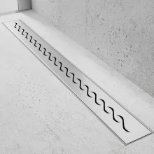 HD Mars 05 Chrome 70 cm hosszú rozsdamentes acél komplett zuhanyfolyóka