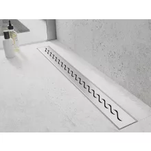 HD Mars 05 Chrome 70 cm hosszú rozsdamentes acél komplett zuhanyfolyóka