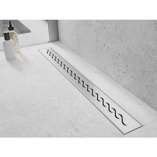 HD Mars 05 Chrome 70 cm hosszú rozsdamentes acél komplett zuhanyfolyóka