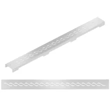 HD Mars 05 Chrome 70 cm hosszú rozsdamentes acél komplett zuhanyfolyóka