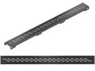 HD Mars 05 Black 80 cm hosszú rozsdamentes acél komplett fekete zuhanyfolyóka