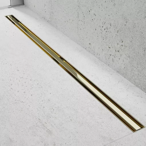 HD Mars Slim 06 Gold rozsdamentes acél komplett arany zuhanyfolyóka