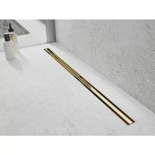 HD Mars Slim 06 Gold rozsdamentes acél komplett arany zuhanyfolyóka