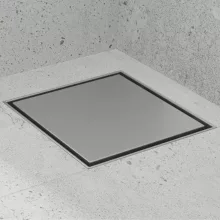 HD Mars 07 Chrome 15x15 cm rozsdamentes acél komplett zuhanyfolyóka