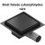 HD Mars 07 Black 15x15 cm rozsdamentes acél komplett fekete zuhanyfolyóka